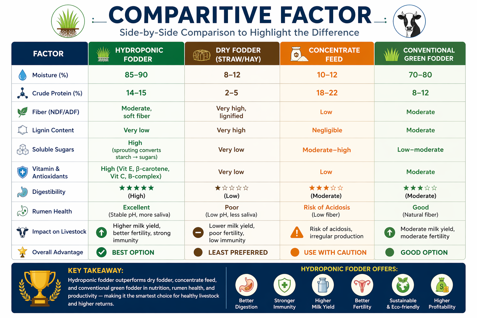Comparative Analysis of Livestock Feed