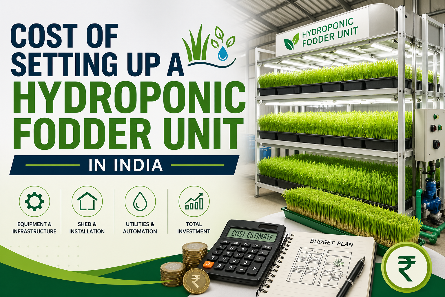 Hydroponic Fodder Unit Cost