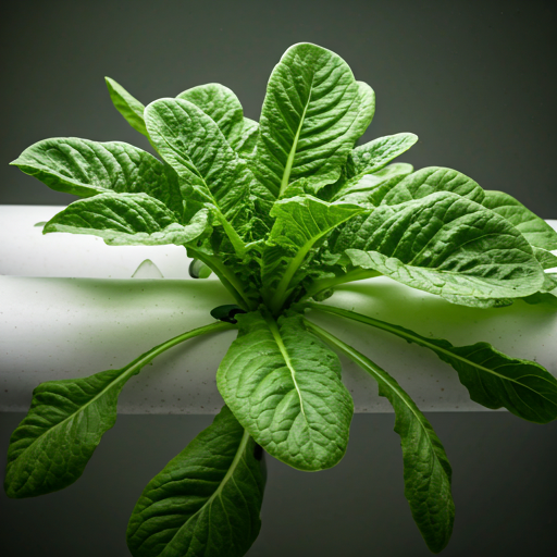 premium hydroponic setup background