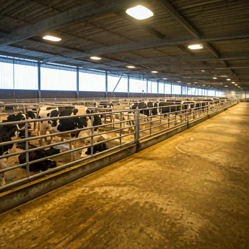 Large Scale Commercial Dairy Farm