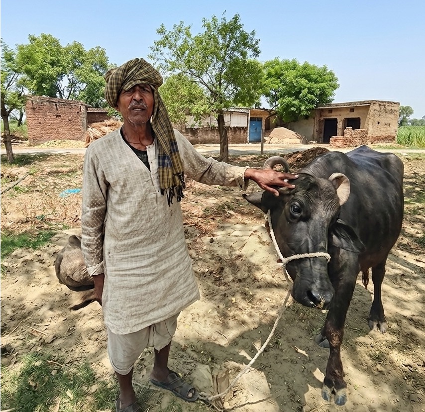 Indian dairy farmer