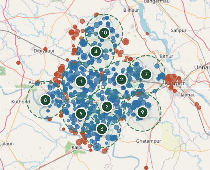 Fresh Grid — District GLC Placement Map
