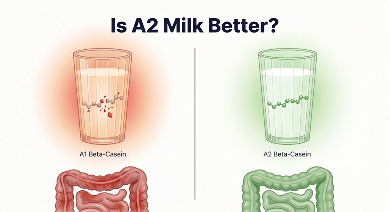 Is A2 Milk Better Than Regular Milk? An Honest, Science-First Answer | Shunya