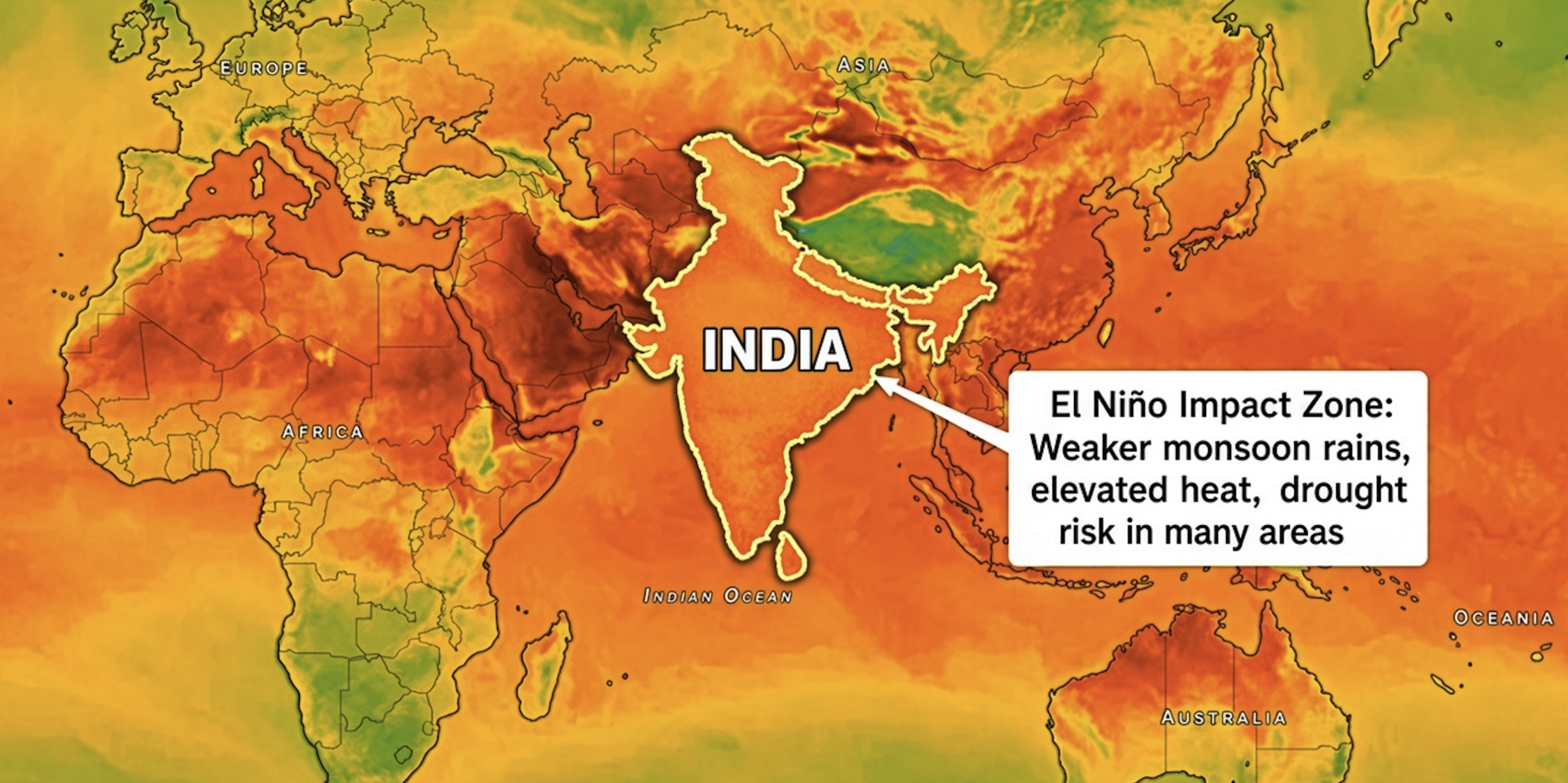 When El Nino Arrives, India’s Livestock Cannot Wait for Rain.