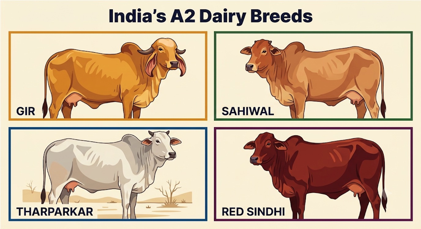 A2 Cow Breeds in India