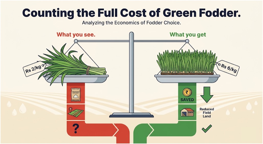How much Hydroponic Fodder Cost?