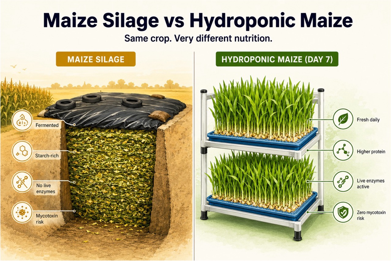 Silage vs Hydroponic Fodder – Is it really a competition?