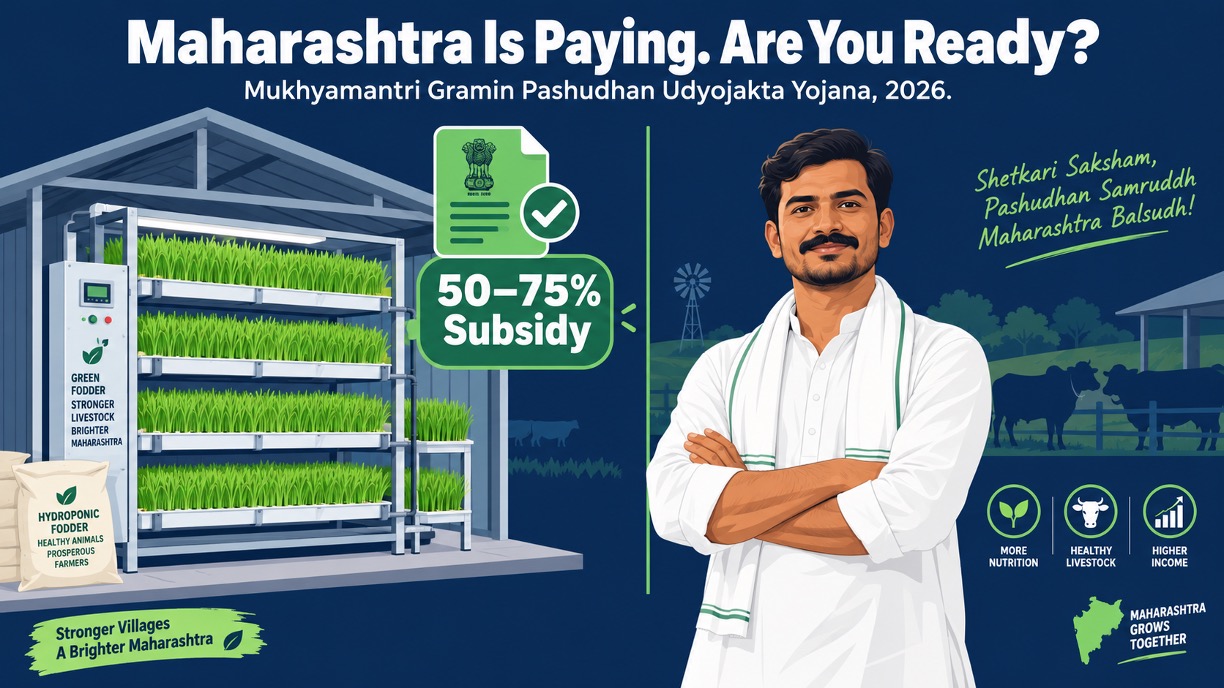 Maharashtra Hydroponic Fodder Subsidy