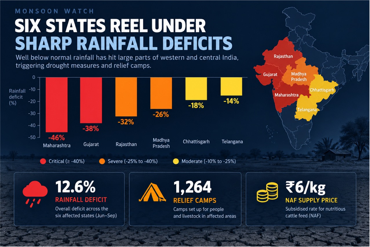 India’s Monsoon Deficit & its impact of Fodder